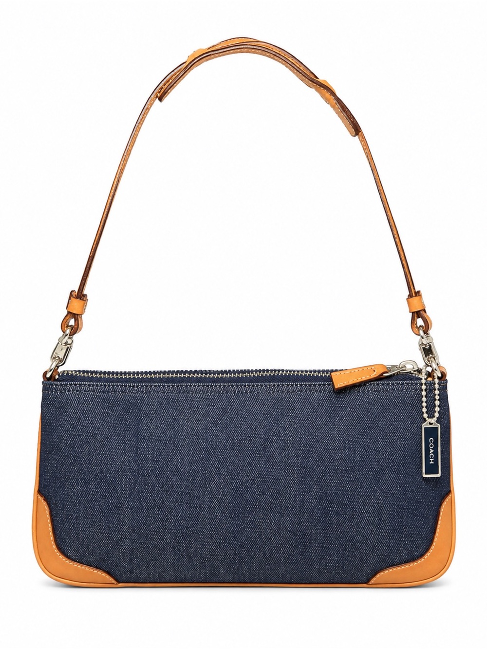 Vintage 2002 Coach Denim Mini Soho Shoulder Bag Y2K 8335